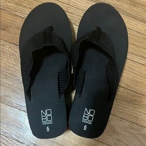 NOBO Black Flip Flops